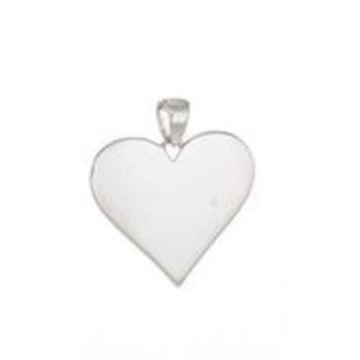 Graveerplaatje zilver hartje - 45-10125-000-99 Graveerplaatje zilver hartje - 45-10125-000-99