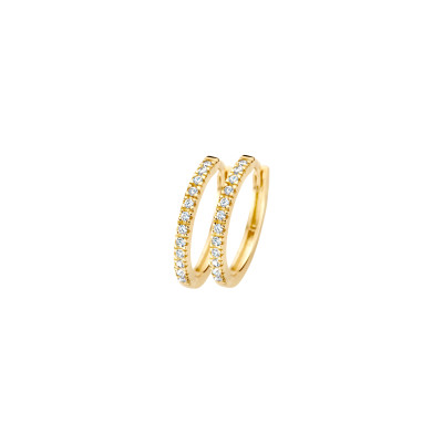 Blush - Creolen in 14kt geel goud met zirkonium - 7309YZI Blush - Creolen in 14kt geel goud met zirkonium - 7309YZI