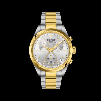 Tissot - Pr100 chronograaf - meerkleurig staal - T150.417.22.031.00 Tissot - Pr100 chronograaf - meerkleurig staal - T150.417.22.031.00