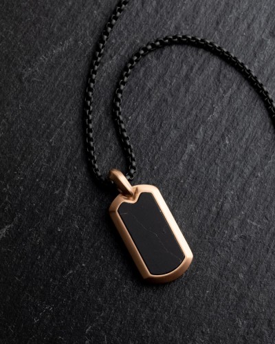 Gemini - ketting - NNT3 - Imperium Rose Gold Carbon