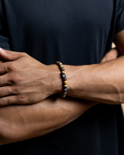 Gemini - Armband 8mm - Black Tiger M