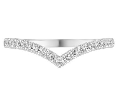 Ring in 18kt wit goud met briljant - TA4333/0.20/54 Ring in 18kt wit goud met briljant - TA4333/0.20/54