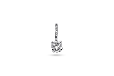 Hanger in zilver met zirkonium - 331132 Hanger in zilver met zirkonium - 331132