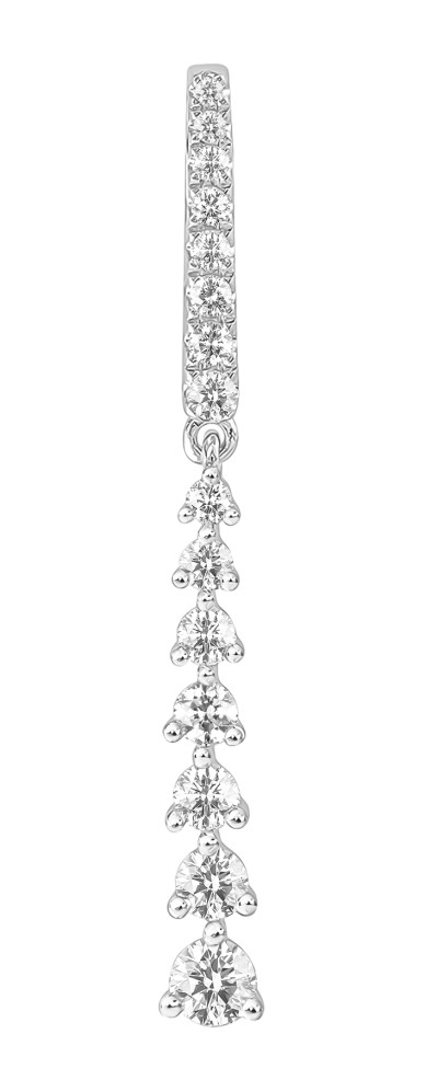 J & A - Hanger in 18kt wit goud met briljant - P21235 J & A - Hanger in 18kt wit goud met briljant - P21235