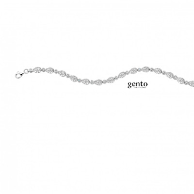 Gento - Armband in zilver met zirkonium - RB115 Gento - Armband in zilver met zirkonium - RB115