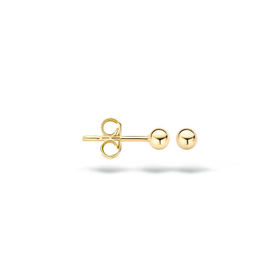 Oorringen 18kt geel goud bol 3mm - 30-00703-0070F Oorringen 18kt geel goud bol 3mm - 30-00703-0070F