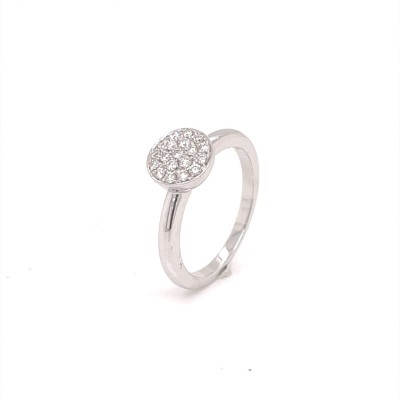 Ring 18kt wit goud met briljanten Ring 18kt wit goud met briljanten