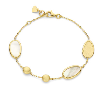 Femme adoree - Armband in 18kt geel goud met parelmoer - F01A0131 Femme adoree - Armband in 18kt geel goud met parelmoer - F01A0131