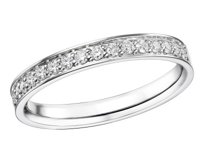 Alliance in 18kt wit goud met briljant - R165 Alliance in 18kt wit goud met briljant - R165