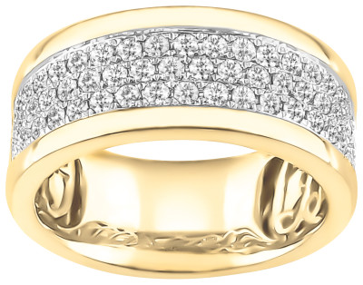 J & A - Ring in 18kt geel goud met briljant - JA1821 J & A - Ring in 18kt geel goud met briljant - JA1821