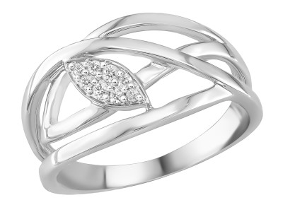 Ring in 18kt wit goud met briljant - R36531/56 Ring in 18kt wit goud met briljant - R36531/56