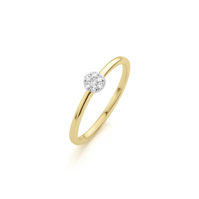 Ring in 18kt geel goud met briljant - RWL1323Y420 Ring in 18kt geel goud met briljant - RWL1323Y420