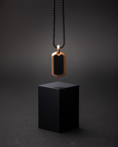 Gemini - ketting - NNT3 - Imperium Rose Gold Carbon