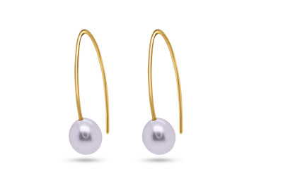 Pareloorslingers 18kt geel goud - SWP 8,5/9mm - 38-00376-2970 Pareloorslingers 18kt geel goud - SWP 8,5/9mm - 38-00376-2970