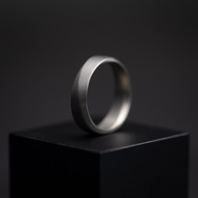 Gemini - Ring in titanium - Verso Silver- VER01/60