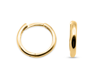 Creolen in 18kt geel goud - B12B12004G Creolen in 18kt geel goud - B12B12004G