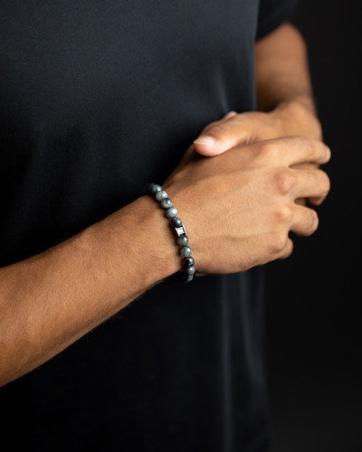 Gemini - Armband - Gun Black  M