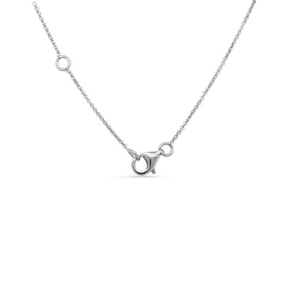 Ketting met hanger zilver met zirkonium - 20-10192-610-99-4542