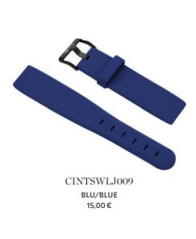 CINTSWLJ009 - Blauwe rubberen band voor Liu Jo smartwatch
