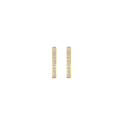 Blush - Creolen in 14kt geel goud met zirkonium - 7307YZI Blush - Creolen in 14kt geel goud met zirkonium - 7307YZI