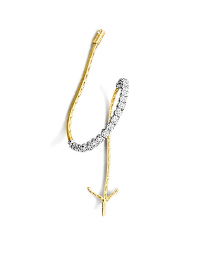 Giorgio Visconti - Rivière armband in 18kt wit en geel goud met briljant - BRX40297Y