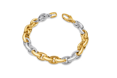 Armband 18kt goud bi-color Armband 18kt goud bi-color