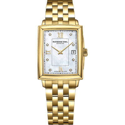 Raymond Weil - dameshorloge volledig plaque met diamant - 5925-P-00995