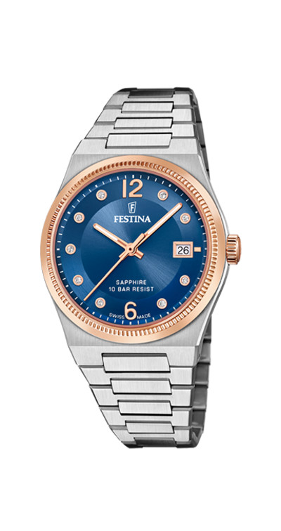 Festina Swiss - Dameshorloge - F20037/2