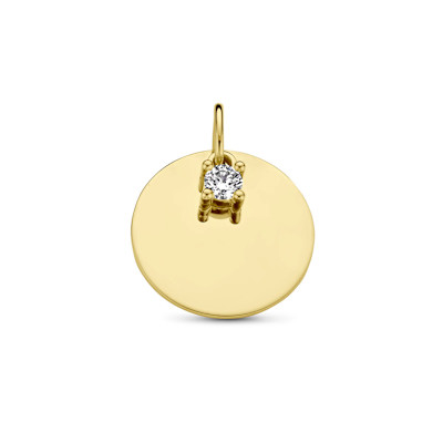Hanger in 14kt geel goud met briljant - 4029064 Hanger in 14kt geel goud met briljant - 4029064