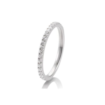 Trouwring 18kt wit goud met briljant - 4185901 Trouwring 18kt wit goud met briljant - 4185901