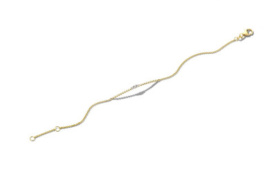 Armband 18kt geel goud met briljant - Y1757 - AR1466GB Armband 18kt geel goud met briljant - Y1757 - AR1466GB