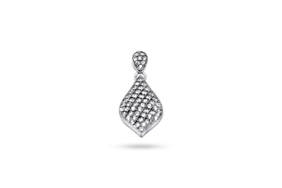 Hanger in zilver met zirkonium - 341396 Hanger in zilver met zirkonium - 341396