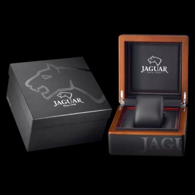 Jaguar - Herenhorloge met blauwe band en kast - j991/1
