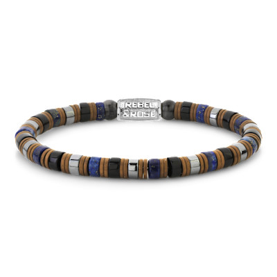 Rebel&Rose - Slices - Mixed Blue - 6mm M - RR-60149-S-M