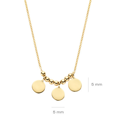 Blush - Halsketting met hanger in 14kt geel goud - 3170YGO