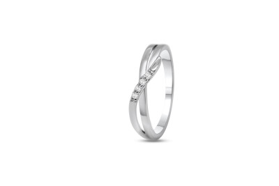 Ring in zilver met zirkonium - 50-70969-610-99 58 Ring in zilver met zirkonium - 50-70969-610-99 58