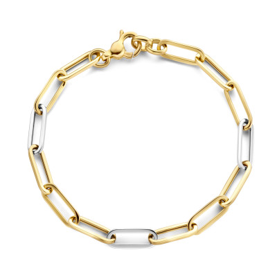 Armband in 18kt wit en geel goud - 02A0214B Armband in 18kt wit en geel goud - 02A0214B