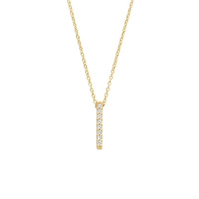 Blush - Collier in 14kt geel goud met zirkonium - 3133YZI