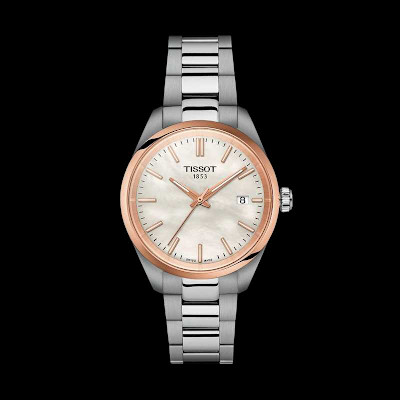 Tissot - Dameshorloge - PR100 - parelmoer wijzerplaat - Rosé - T150.210.21.111.00