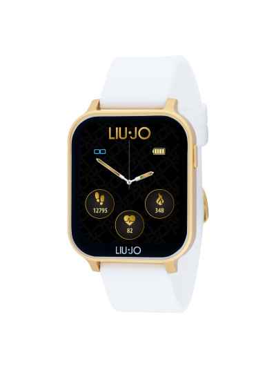 Liu Jo Smartwatch - Voice Energy - Gold White Silicon Strap  - SWLJ114