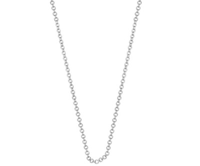 Ketting rollo 18kt wit goud - 50cm Ketting rollo 18kt wit goud - 50cm