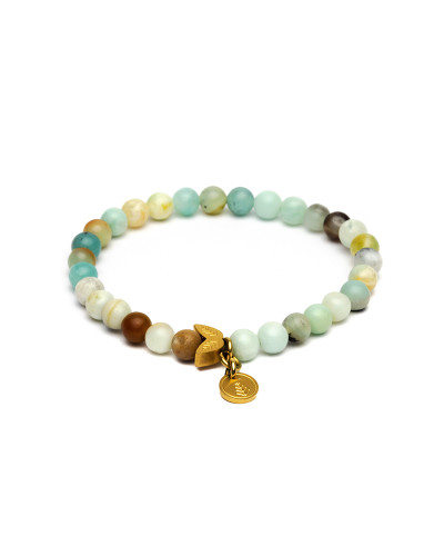 Didyma - Armband voor dames met edelstenen - Amazoniet - NE5 - S