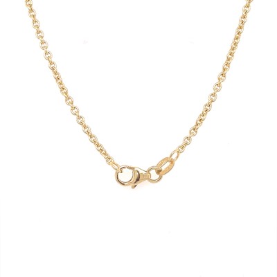 Ketting 18kt geel goud 50cm - forcat schakel Ketting 18kt geel goud 50cm - forcat schakel