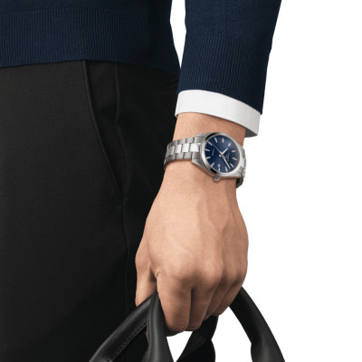 Tissot - herenhorloge titanium gentleman - metalen band - T127.410.44.041.00