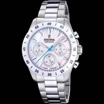 Festina - Dameshorloge met ceramische lunette - F20693/1 Festina - Dameshorloge met ceramische lunette - F20693/1