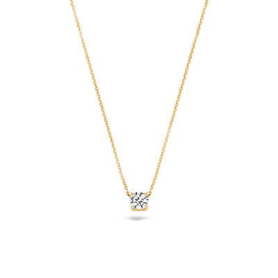 Blush - collier 14kt geel goud met zirkonium - 3049YZI