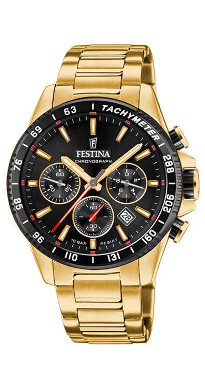 Festina - Herenhorloge plaque chrono - F20634/5 Festina - Herenhorloge plaque chrono - F20634/5