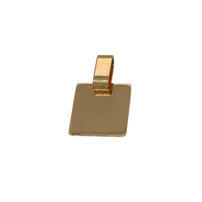 Graveerplaatje 18kt geel goud Graveerplaatje 18kt geel goud
