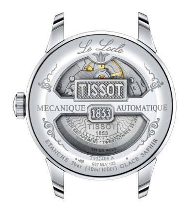 Tissot - Lelocle - cosc - met rood gouden lunette - T932.408.41.033.00