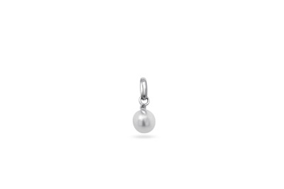 Hanger in wit 18kt goud met biwa parel- 341593 Hanger in wit 18kt goud met biwa parel- 341593